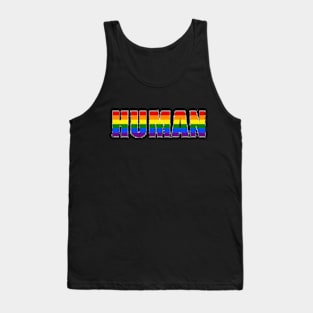 Rainbow HUMAN Tank Top